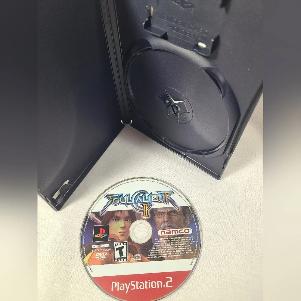 Soul Calibur II (Sony PlayStation 2, 2003) PS2 No Manual - Picture 4 of 4